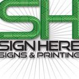 Sign Here Signs & Printing logo