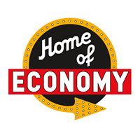 Home of Economy logo