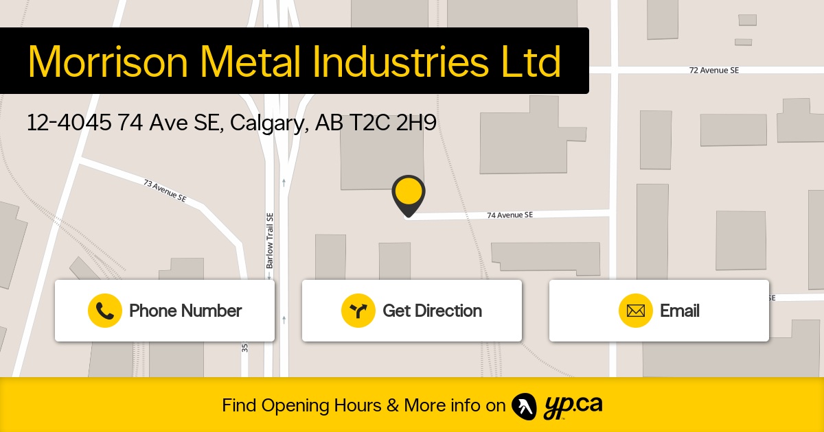 Morrison Metal Industries Ltd Calgary, AB COSSD