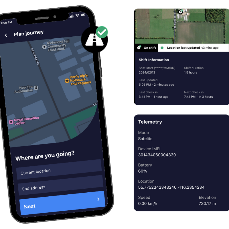 Be-Safe Work Alone Monitoring logo