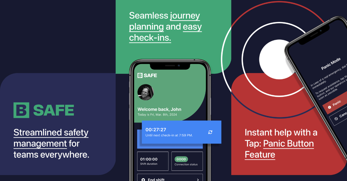 Be-Safe Work Alone Monitoring logo