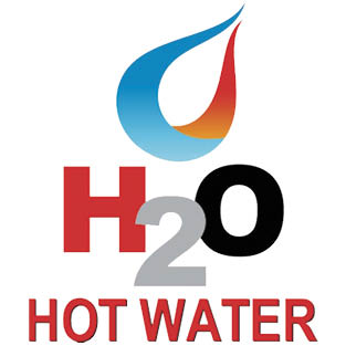 H2o Hot Water logo