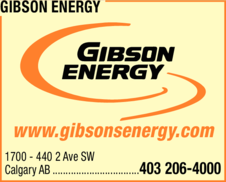 Print Ad of Gibson Energy