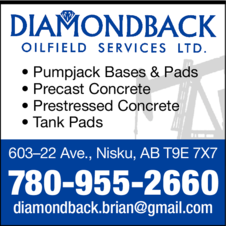 Print Ad of Diamondback Oilfield Services Ltd