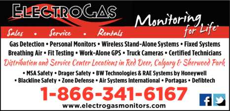 Print Ad of Electrogas Monitors Ltd
