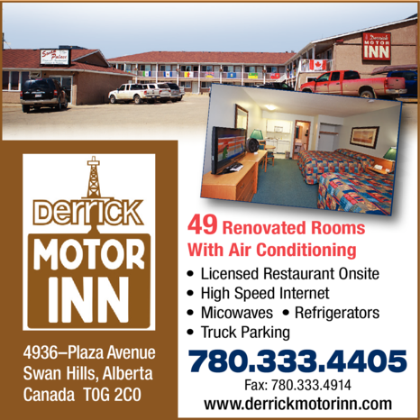 Print Ad of Derrick Motor Inn