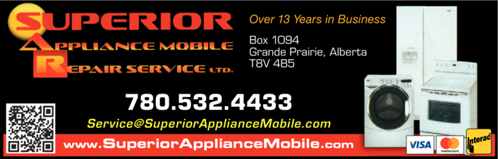 Print Ad of Superior Appliance Mobile Repair Service Ltd