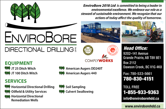 Print Ad of Envirobore Directional Drilling