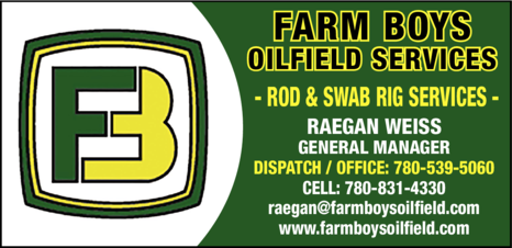 Print Ad of Farm Boys Oilfield Services Inc
