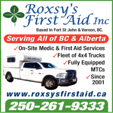Print Ad of Roxsy's First Aid Inc