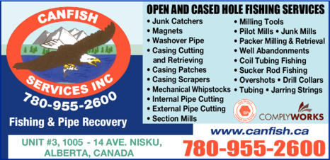 Print Ad of Canfish Services Inc