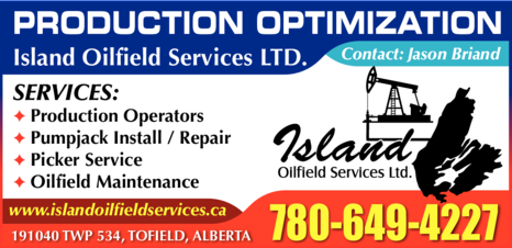 Print Ad of Island Oilfield Services Ltd