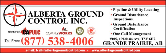 Print Ad of Alberta Ground Control Inc