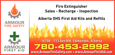 Print Ad of Armour Fire Safety Inc