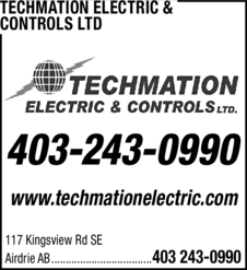 Print Ad of Techmation Electric And Controls Ltd
