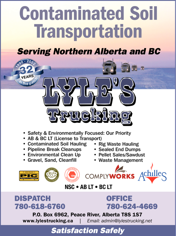 Print Ad of Lyle's Trucking Ltd