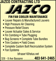 Print Ad of Jazco Contracting Ltd