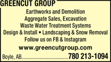 Print Ad of Greencut Group