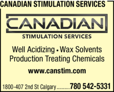 Print Ad of Canadian Stimulation Services