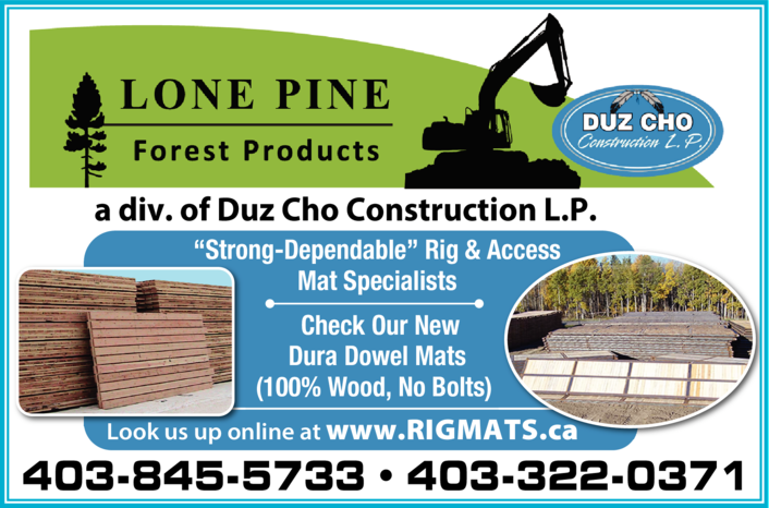 Print Ad of Lone Pine Forest Products