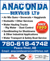 Print Ad of Anaconda Services