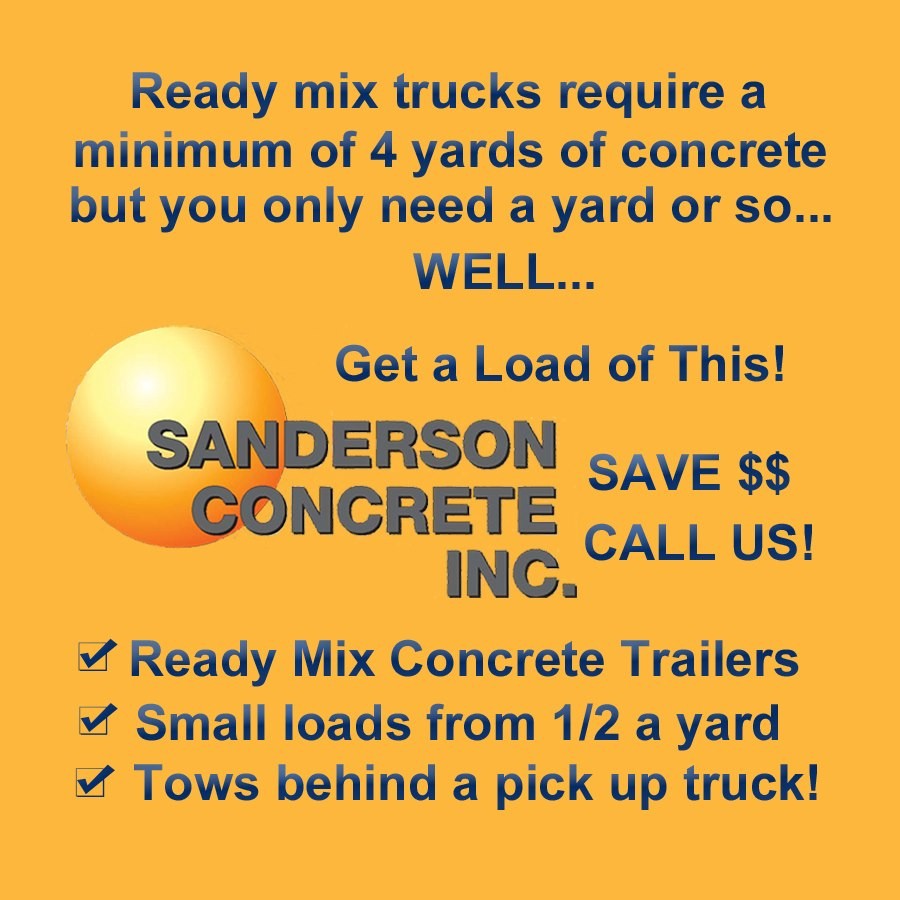 Photo uploaded by Sanderson Concrete Inc