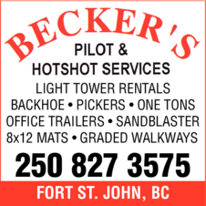 Print Ad of Becker's Pilot & Hotshot Services