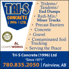 Print Ad of Tri-S Concrete (1996) Ltd