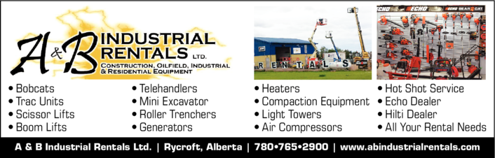 Print Ad of A & B Industrial Rentals Ltd