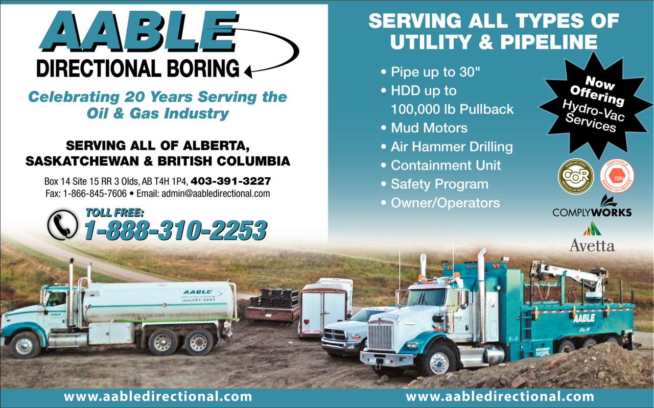 Print Ad of Aable Directional Boring