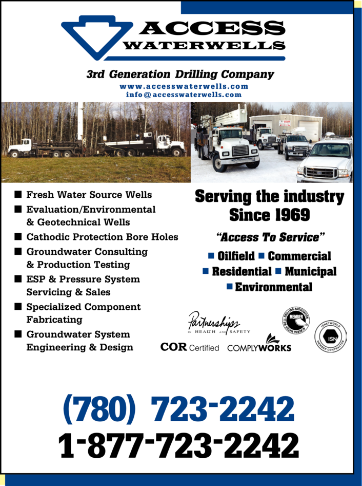 Print Ad of Access Waterwells Inc