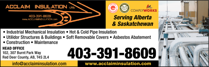Print Ad of Acclaim Insulation Ltd