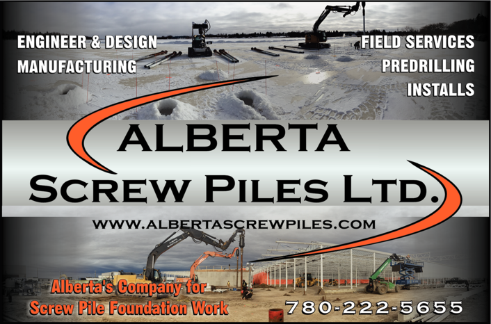 Print Ad of Alberta Screw Piles