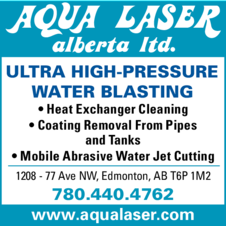 Print Ad of Aqua Laser Alberta Ltd