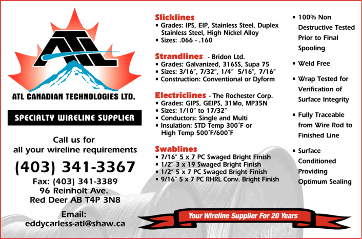 Print Ad of Atl Canadian Technologies Ltd