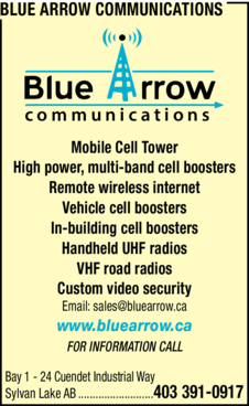 Print Ad of Blue Arrow Communications