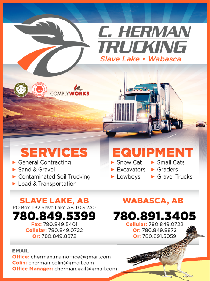 Print Ad of C Herman Trucking Ltd
