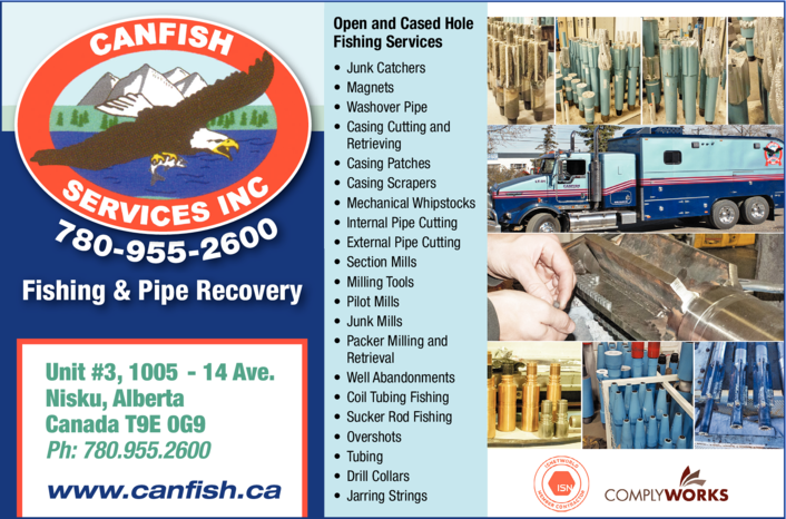 Print Ad of Canfish Services Inc