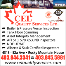 Print Ad of Cel Quality Services Ltd