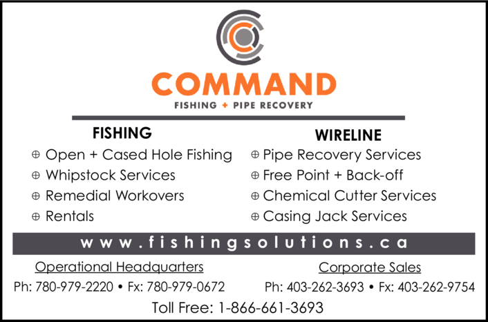 Print Ad of Command Fishing & Pipe Recovery Ltd