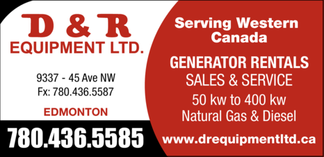 Print Ad of D & R Equipment Ltd
