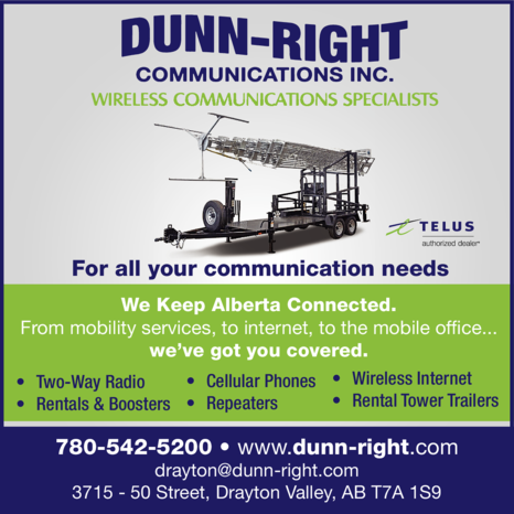 Print Ad of Dunn-Right Communications Inc