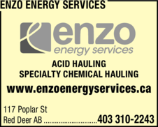 Print Ad of Enzo Energy Services