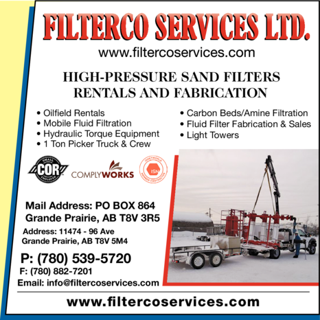 Print Ad of Filterco Services Ltd