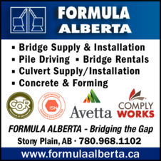 Print Ad of Formula Alberta Ltd