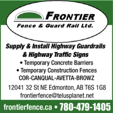 Print Ad of Frontier Fence & Guard Rail Ltd