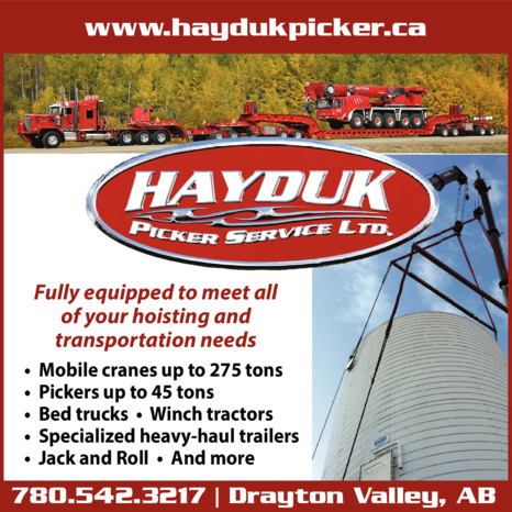 Print Ad of Hayduk Picker Service