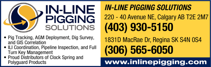 Print Ad of In-Line Pigging Solutions