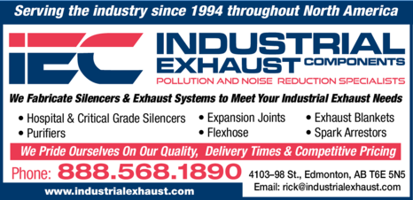 Print Ad of Industrial Exhaust Components Ltd