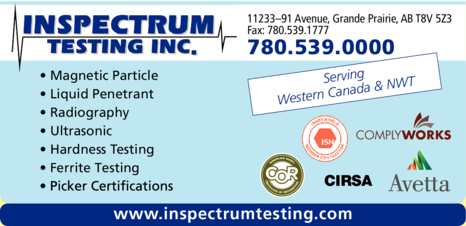 Print Ad of Inspectrum Testing Inc